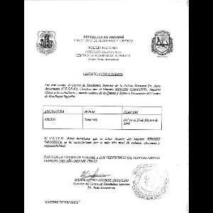 Certificado Defensa 2005